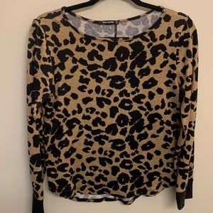 Petite small long sleeved shirt. Button brown back detail. Bought off StitchFix.